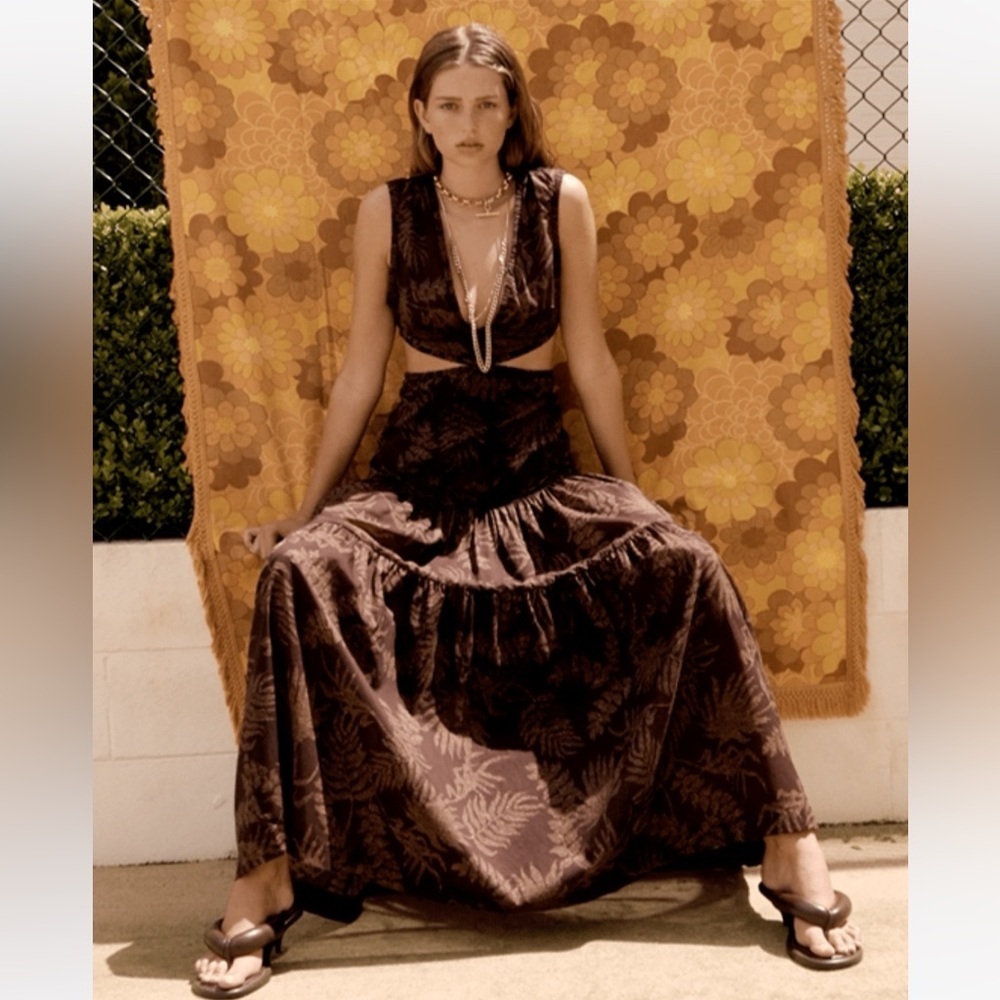 Bec + Bridge Desert Palm Maxi Dress